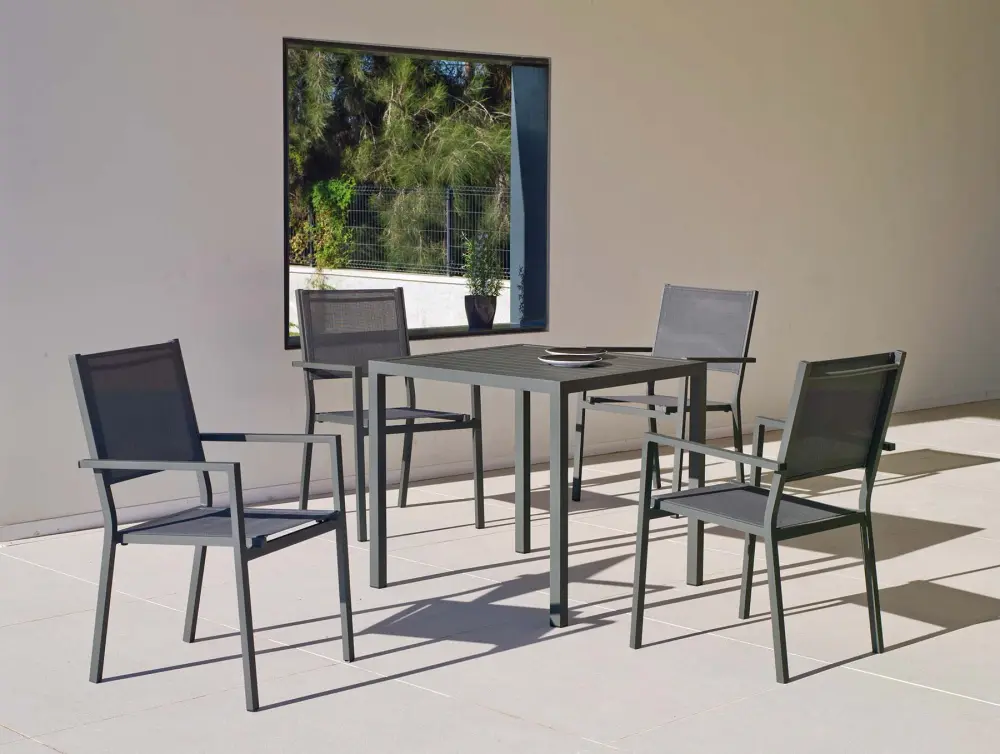 Melea – Córcega 80/4 — Dining set