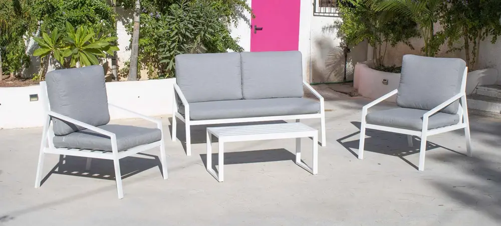 Conjunto de jardín cómodo: modelo Capri 7