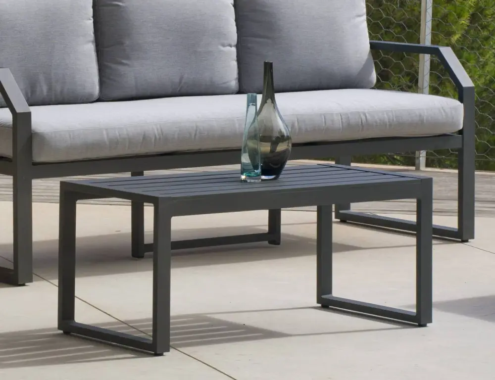 Mesa aluminio para jardín Lausana