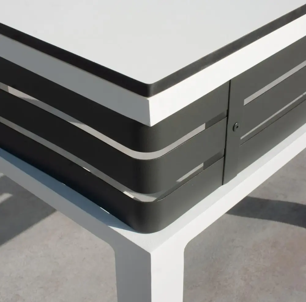 Aluminio bicolor blanco - antracita