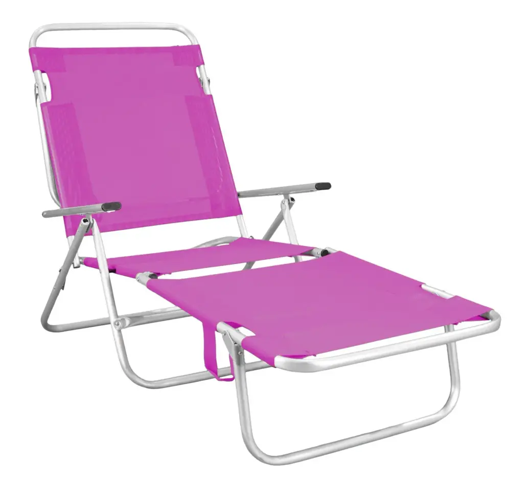 Tumbona de playa fucsia Marela