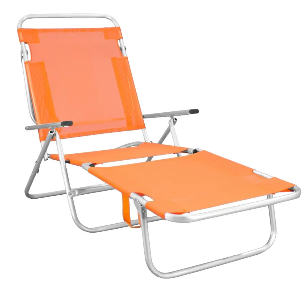Tumbona de playa naranja Marela