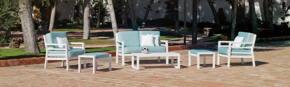 Conjunto de sofá 2 plazas para exterior Camelia 7