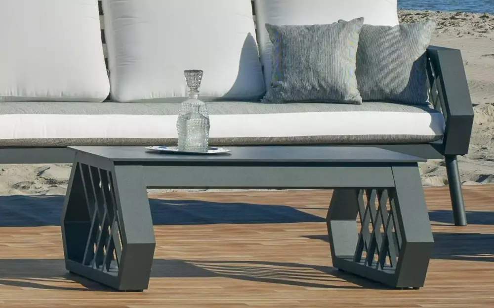 Mesa de exterior en aluminio Milano 7
