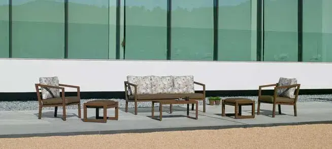 Conjunto para jardín en aluminio Acapulco 10