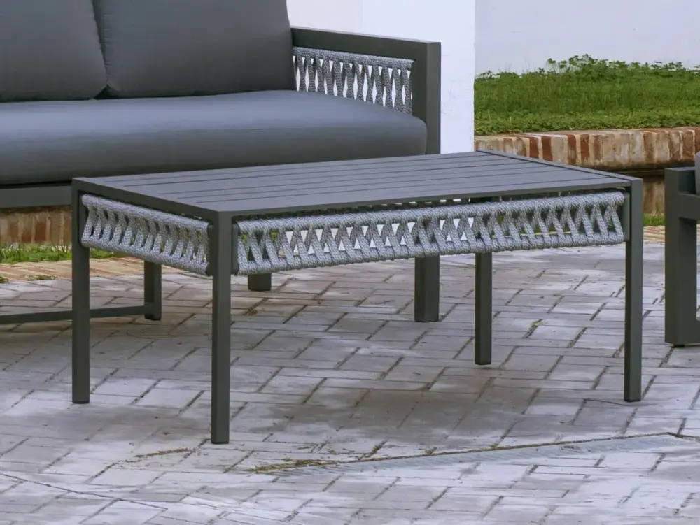 Mesa baja cuerda y aluminio exterior Alhambra 7