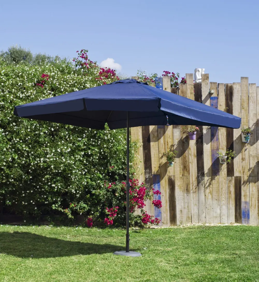 parasol de aluminio Heritage azul