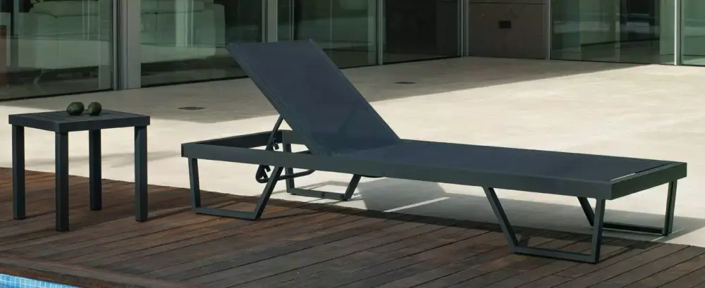 cama aluminio jardin antracita tifanis